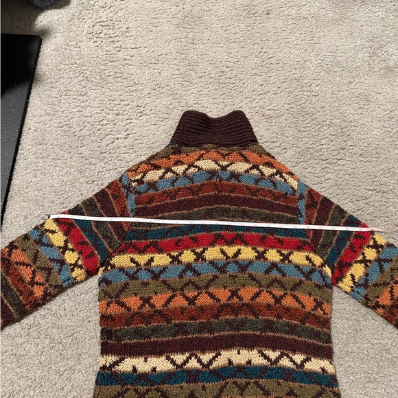 David Brooks Colorful Hand Knitted Cardigan - Picture 7 of 8